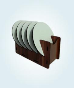 ست زیر لیوانی(MDF)